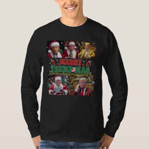 Merry Trumpmas Funny Santa Trump Merry Christmas T-Shirt
