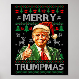 Merry Trumpmas - Santa Claus Donald Trump Poster