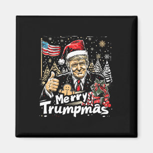 Merry Trumpmas Thankful Christmas Trump As Santa 1 Magnet