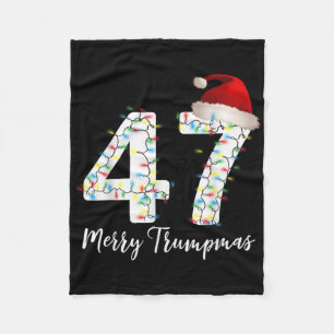Merry Trumpmas Trump Merry Christmas Trump Xmax Fleece Blanket