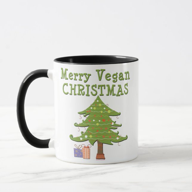 Merry Vegan Christmas Mug (Left)