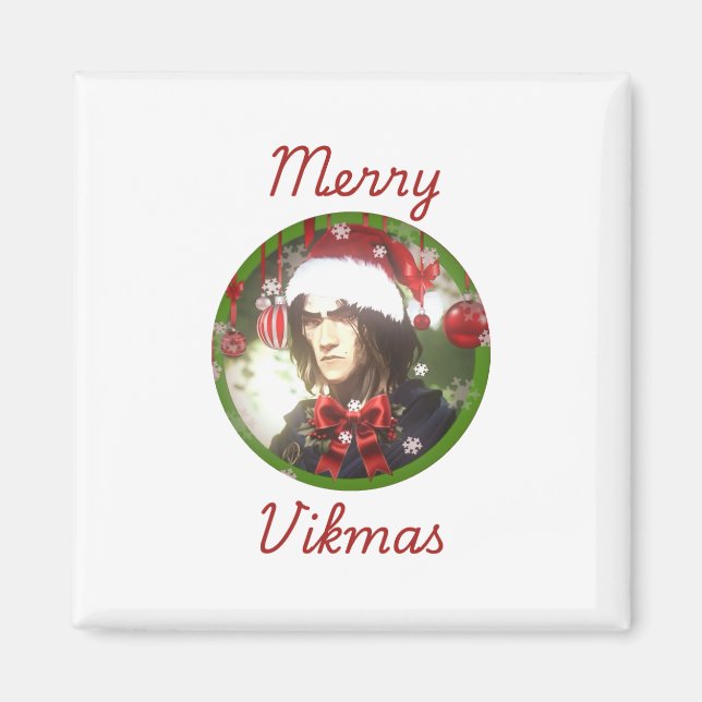 Merry Vikmas Magnet (Front)