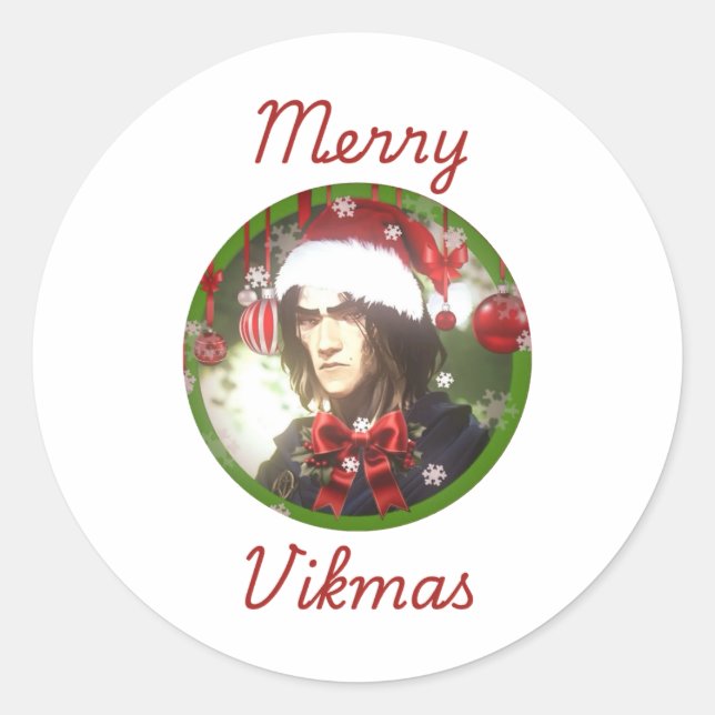 Merry Vikmas Sticker (Front)