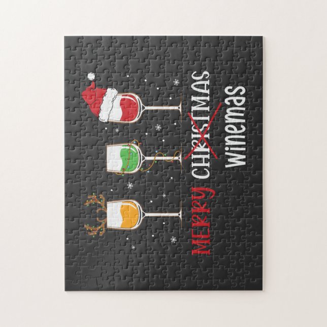 Merry Winemas Jigsaw Puzzle (Vertical)