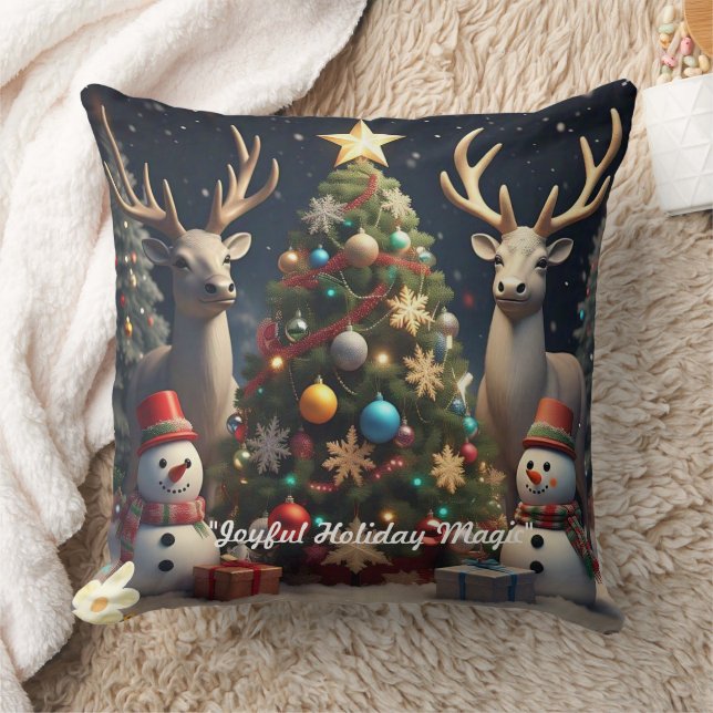"Merry Winter Nights" Cushion (Blanket)