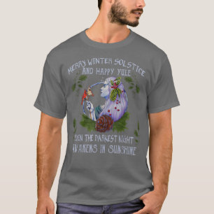 Merry Winter Solstice And Happy Yule  T-Shirt