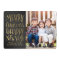 Merry Wishes Editable Colour Christmas Photo Cards