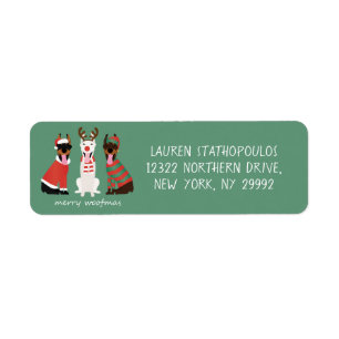 Merry Woofmas Dobermann Christmas Dogs
