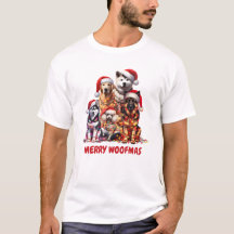 Merry Woofmas Dog Christmas T-Shirt