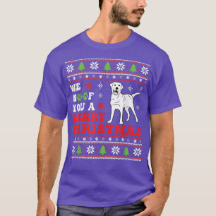 Merry Woofmas Lab Lovers Merry Xmas Dog Lover Chri T-Shirt