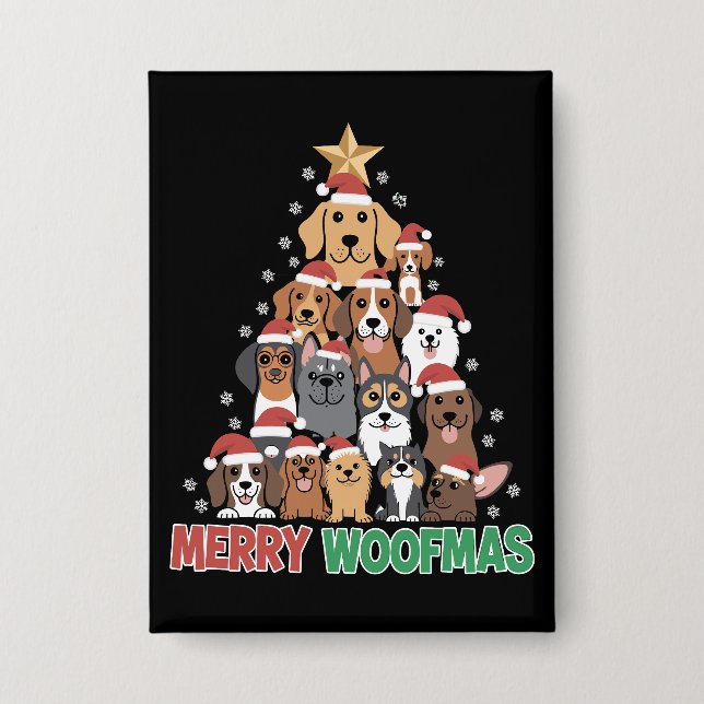 Merry Woofmas Merry Christmas Dog Lovers  (Front)