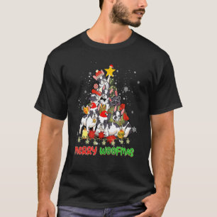 Merry Woofmas Merry Christmas For Boston Terrier D T-Shirt