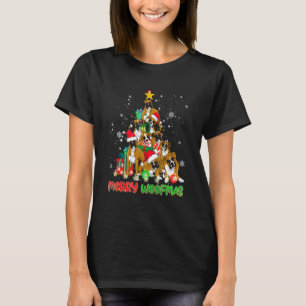 Merry Woofmas Merry Christmas For Boxer Dog T-Shirt