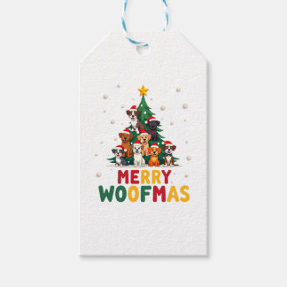 Merry Woofmas - Merry Christmas For Dog Lovers (1) Gift Tags