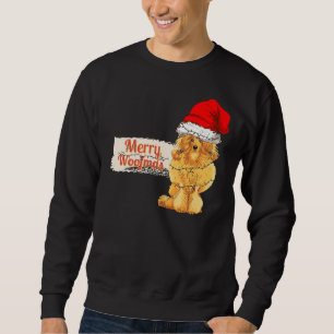 Merry Woofmas Poodle Charismas Sweatshirt