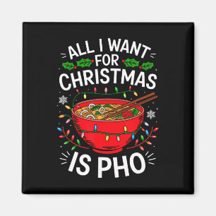 Merry Xmas All I Want For Christmas Pho Men Women  Magnet