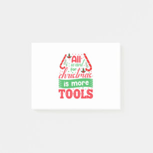 Merry Xmas All I Want For Christmas Post-it Notes