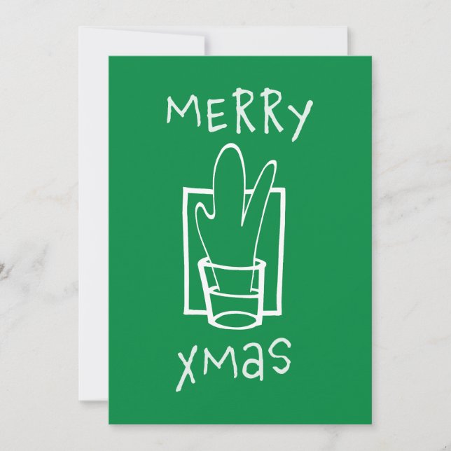 Merry Xmas Christmas Card (Front)