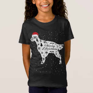 Merry Xmas English Setter Dog Christmas T-Shirt