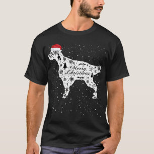 Merry Xmas English Setter Dog Christmas T-Shirt