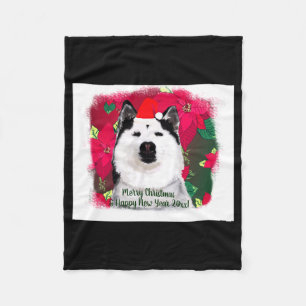 Merry Xmas Happy New Year Baby  Fleece Blanket