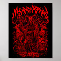 Merry Xmas Heavy Metal Band Parody Death Metal Vin