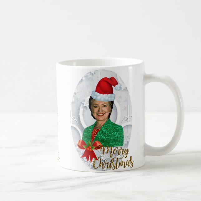 merry xmas Hillary clinton Coffee Mug (Right)