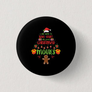 Merry Xmas I Just Want To Bake Stuff 3 Cm Round Badge
