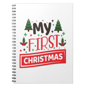 Merry Xmas My First Christmas Notebook