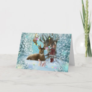 merry xmas postcard