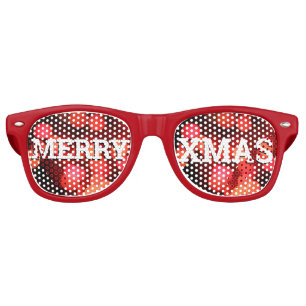 MERRY XMAS retro Shades / Fun Party Sunglasses