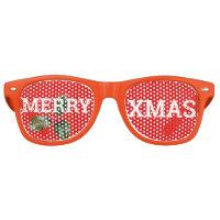 MERRY XMAS retro Shades / Fun Party Sunglasses