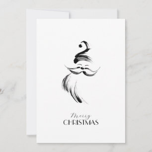 Merry Xmas Santa Claus Christmas Holiday Card