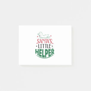 Merry Xmas Santas Little Helper Post-it Notes