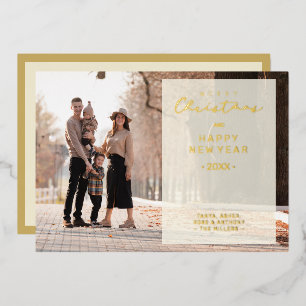 Merry Xmas Typography Transparency Overlay Photo