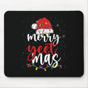 Merry Yeetmas Funny Merry Yeet Mas Christmas Slang Mouse Pad