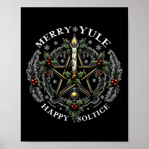 Merry Yule &amp; Happy Solstice  Poster