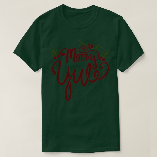 Merry Yule T-Shirt (Design Front)