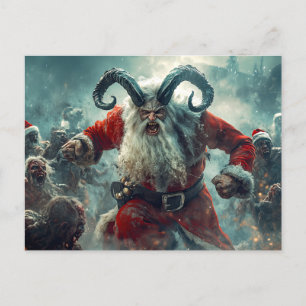 Merry Zombie Christmas Postcard