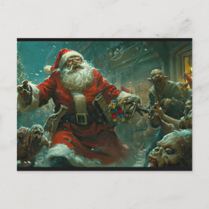 Merry Zombie Christmas Postcard