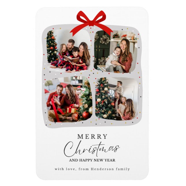 #MerryChristmasWithLoveFromHendersonFamily Magnet (Vertical)