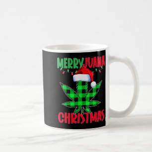 Merryjuana Weed Leaf Funny Christmas Pajama X-mas  Coffee Mug