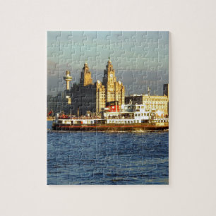 Mersey Ferry & Liverpool Waterfront Jigsaw Puzzle
