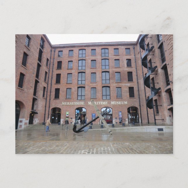 Merseyside Maritime Museum Postcard (Front)