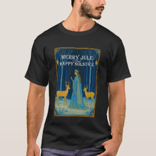 Mery Yule and Happy Solstice Winter Solstice Chris T-Shirt