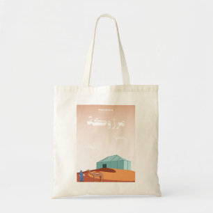 Merzouga Morocco Art Travel-Inspired Illustration Tote Bag