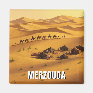 Merzouga Morocco Travel Magnet