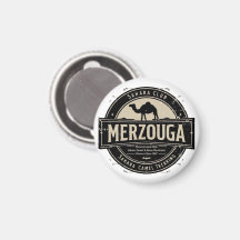 Merzouga Sahara Camel Ride Vintage Badge | Retro M