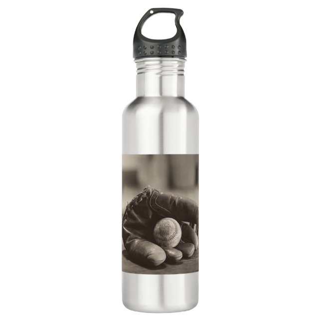 MES01BWD1 Ball in Mitt.tif 710 Ml Water Bottle (Front)
