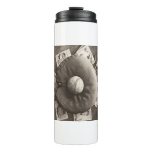 MES01BWD3 Baseball Cards.tif Thermal Tumbler